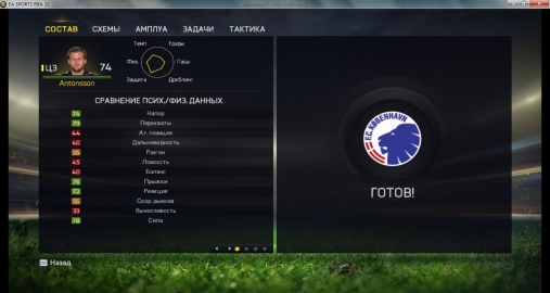  -  1:0.     FIFA 15