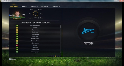  -  1:0.     FIFA 15