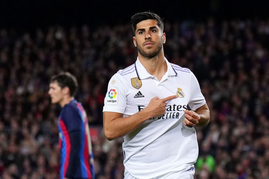 Marco Asensio бритые ноги